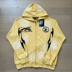 Xelstar Yellow Men's Hoodie Jacket
